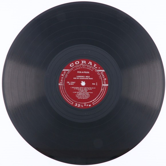 Lawrence Welk & His Champagne Music Pick-A-Polka 1956 Mono LP Record CRL 57067 - Picture 10 of 16